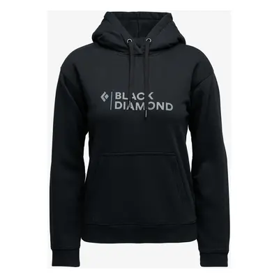 Black Diamond Mini Stacked Pullover Hoody Női felső - black