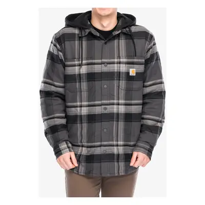 Carhartt Flannel Sherpa-Lined Shirt Jac Ing - black