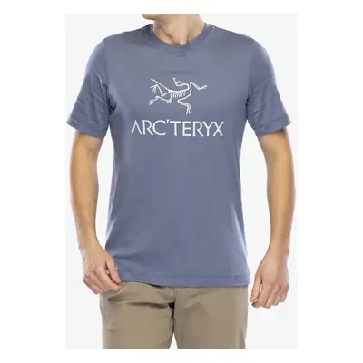 Arcteryx ArcWord Logo Shirt SS Pamutpóló - stratus/arctic silk