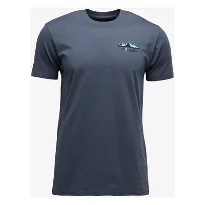 Black Diamond Mountainscape SS Tee Pamutpóló - charcoal