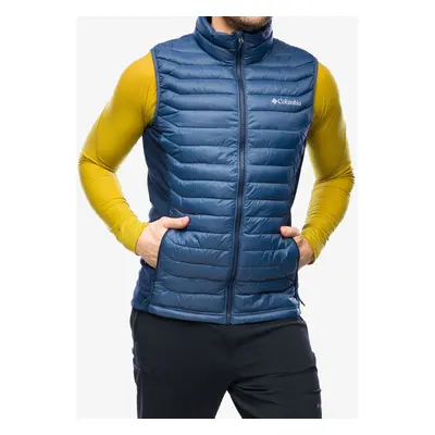 Columbia Powder Pass Vest Bélelt mellény - dark mountain/collegiate navy