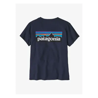 Patagonia P-6 Logo Responsibili-Tee Női póló - new navy