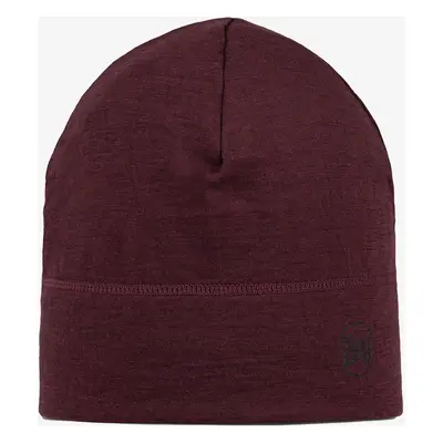 Buff Lightweight Merino Wool Hat Termoaktív sapka - solid garnet