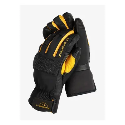 La Sportiva Supercouloir Insulated Gloves Kesztyű hegyi túrázáshoz - black/yellow