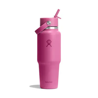 Hydro Flask Oz Wide Flex Straw Travel Bottle (946 ml) Hőtartó kulacs - reef