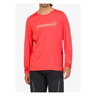 Norrona Fjora Equaliser Lightweight Long Sleeve Hosszúujjú - paprika red