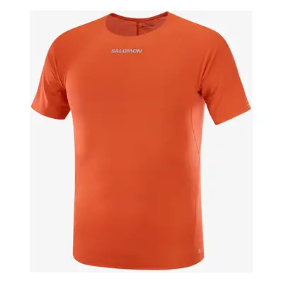 Salomon S/Lab Speed Tee Futópóló - fiery red/red