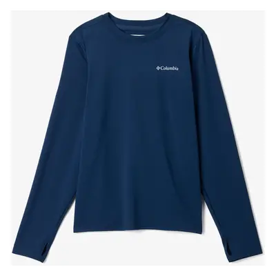 Columbia Chill River Long Sleeve Shirt Fiú pulóver - collegiate navy