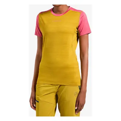 La Sportiva Sunfire T-Shirt Gyorsan száradó női póló - savana/rosebay