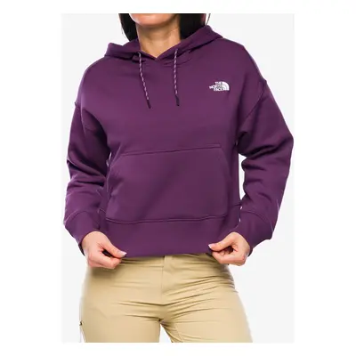 The North Face Outdoor Graphic Hoodie Női felső - black currant purple