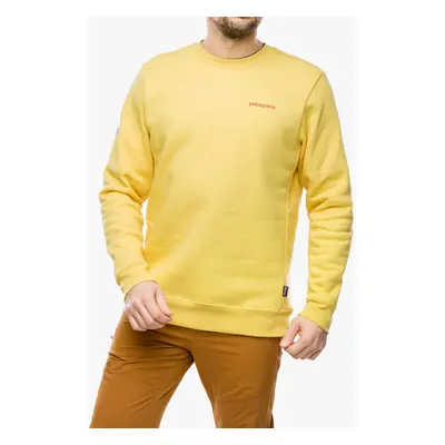 Patagonia Fitz Roy Icon Uprisal Crew Sweatshirt Férfi pulóver - milled yellow