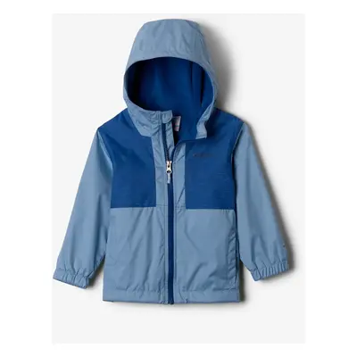 Columbia Rainy Trails II Fleece Lined Jacket Gyerekkabát - ripple blue/mountain blue