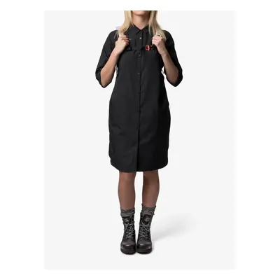 Houdini Route Shirt Dress Női sportos ruha - true black