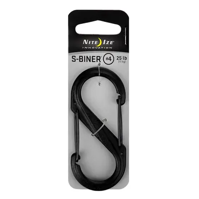 Nite Ize S-Biner Plastic Gate Kulcstartó Karabiner - black