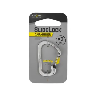 Nite Ize SlideLock Carabiner Kulcstartó Karabiner - steel