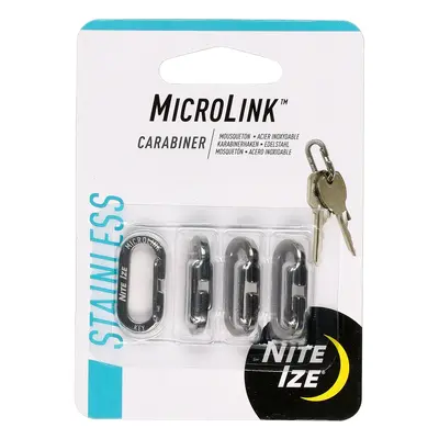 Nite Ize MicroLink Carabiner 4Pack Karabinerek - steel