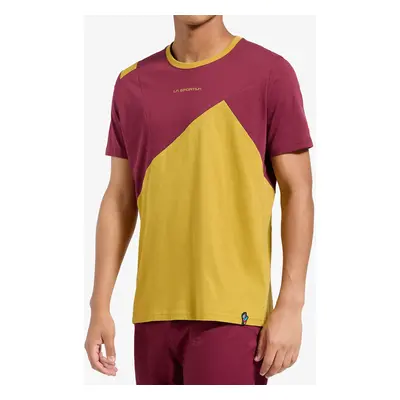 La Sportiva Dude T-Shirt Pamutpóló - savana/redwood