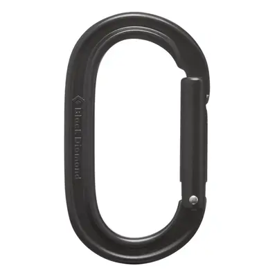 Black Diamond Oval Keylock Carabiner Karabiner - black