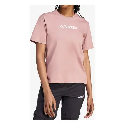 adidas TERREX Terrex Classic Logo Tee Női pamutpóló - warm clay