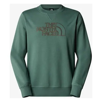 The North Face Drew Peak Light Crew Férfi pulóver - duck green/latte