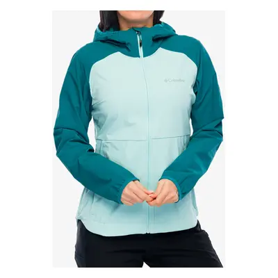 Columbia Heather Canyon II Hooded Softshell Női softshell-kabát - spray/river blue