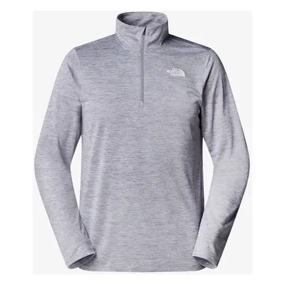 The North Face 24/7 Rager L/S 1/4 Zip Tee Férfi pulóver - pearl mist light heather