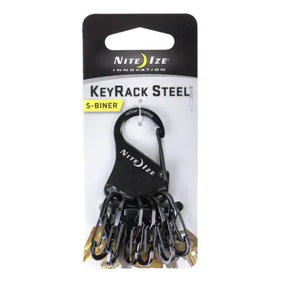 Nite Ize S-Biner KeyRack Steel Kulcstartó Karabiner - black