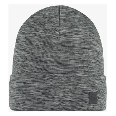 Buff Merino Heavyweight Beanie Téli sapka - fog grey multi stripes