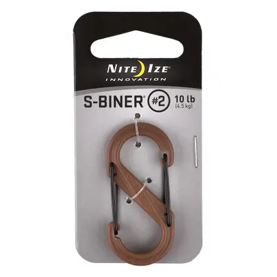 Nite Ize S-Biner Plastic Gate Kulcstartó Karabiner - coyote