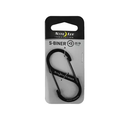 Nite Ize S-Biner Kulcstartó Karabiner - black