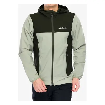 Columbia Heather Canyon II Hooded Jacket Softshell kabát - safari/greenscape