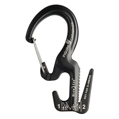 Nite Ize Carabiner Figure Large Mászókarabiner - anodized