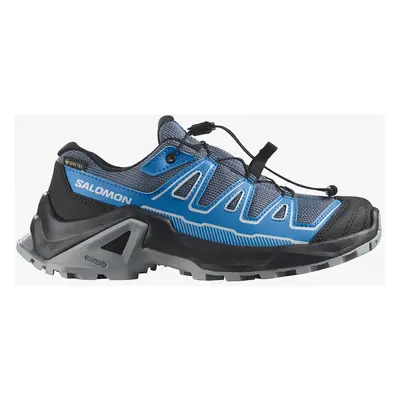 Salomon X Ultra GTX Gyerekcipő - turbulence/black/blue