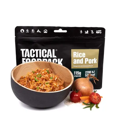 Tactical Foodpack liofilizált étel, disznóhús rizzsel, g