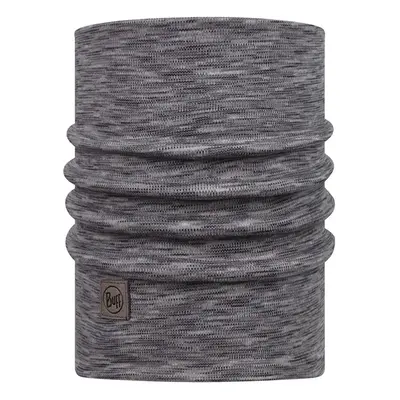 Buff Heavyweight Merino Wool Csősál - multistripes fog grey