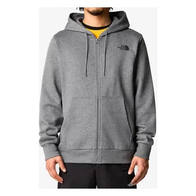 The North Face Simple Dome Full Zip Hoodie Cipzáras felső - tnf medium grey heather