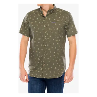 Columbia Rapid Rivers Printed Short Sleeve Shirt Ing - stone green deserted