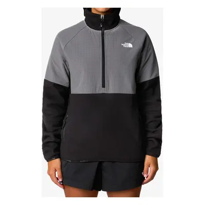 The North Face Glacier Heavyweight 1/2 Zip Jacket Női polárfelső - tnf black/smoked pearl