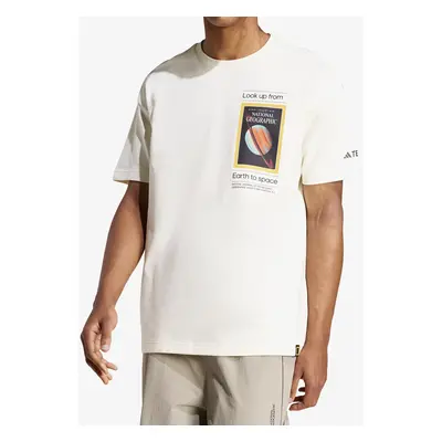 adidas TERREX National Geographic UF AEROREADY GFX Tee Nyomtatott póló - ivory