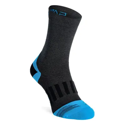 CMP Trekking Sock Low Microlon Túrazokni - antracite/danube