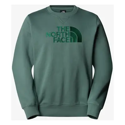 The North Face Drew Peak Crew Férfi pulóver - duck green/deep nori