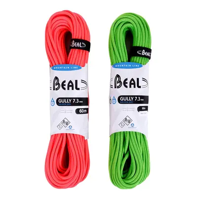 Beal Gully 7,3 mm m Unicore Golden Dry x Dupla Kötél - orange/green