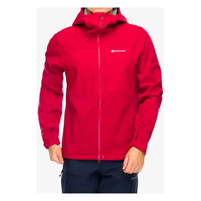 Montane Windjammer XPD Hoodie Softshell kabát - acer red