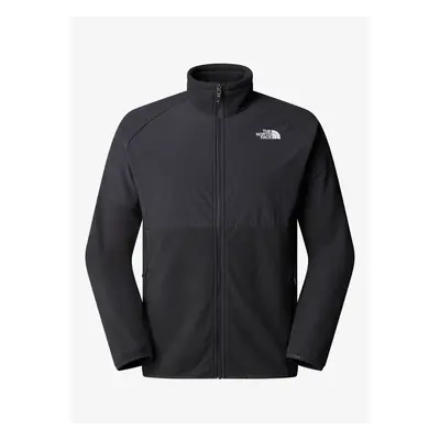 The North Face Glacier Heavyweight Full Zip Jacket Polárfelső - asphalt grey/tnf black