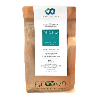 groown s.r.o. Groown MICRO - talaj biovakcina kilogramm: 1,5