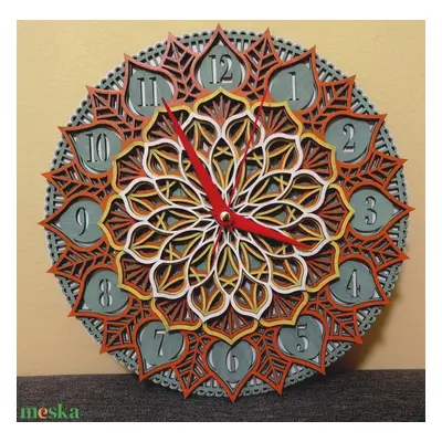 3D mandala óra