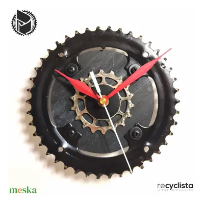 recyclock MES-058 - falióra újrahasznosított kerékpár alkatrészekből