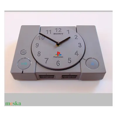 PlayStation falióra és asztali óra videójáték konzolból nem csak férfiaknak - PS1