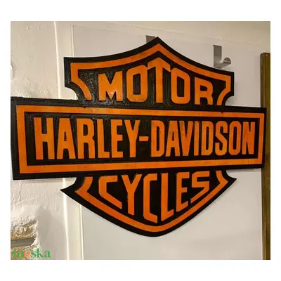 Harley Davidson CNC mart fatábla