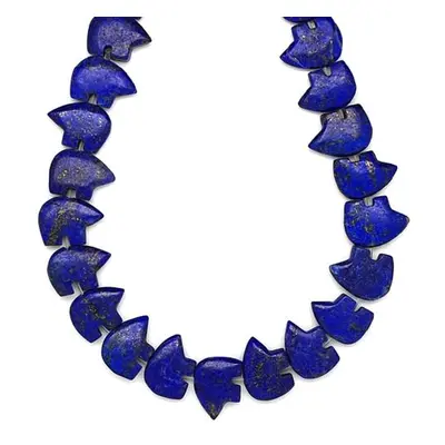 Lapis lazuli medve 21x16-17mm